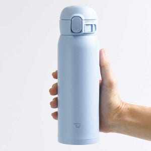 조지루시 컵 타입 원터치 텀블러 등산 보온 보냉 병 코끼리 물병 480ml