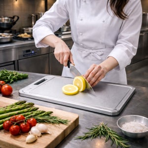 생활명가 스텐 도마 양면 스테인레스 세트