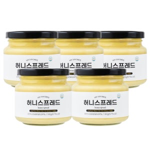 프프프베이커리 빵 버터 허니 스프레드 잼 130g, 5개