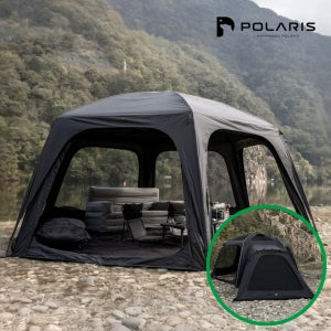 폴라리스 루나돔 쉘터 대형 돔 허브쉘터 사계절 장박 그늘막 텐트
