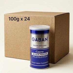 가반 후추 블랙페퍼 100g x 24개입/박스 - 흑후추 아라비키 굵은입자 일본후추