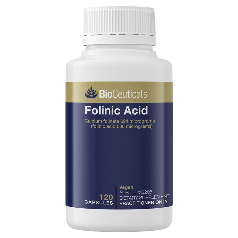 BioCeuticals Folinic Acid <b>바이오</b> 슈티<b>칼스</b> 엽산 120캡슐 1팩
