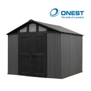 케터 스트롱홀드 10x8 야외 마당 실외 조립 식 소형 창고 농기구 자전거 수납 보관함