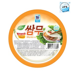 사조 대림선 쌈무 새콤한맛 350g 9개 (행사)