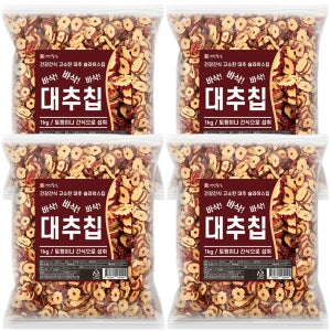 대추칩 건대추 슬라이스 1kg, 4개
