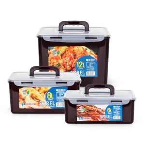 뛰어난 밀폐 김치 보관용기 (6L 8L 12L)