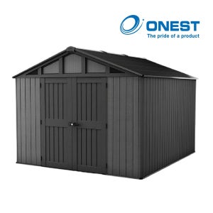 케터 스트롱홀드 10x11.5 야외 마당 실외 조립 식 소형 창고 농기구 자전거 보관함