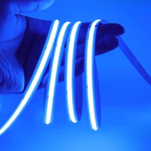 원그리드 컬러 COB LED 스트립 줄조명 5m USB 인테리어 간접조명 아이스블루