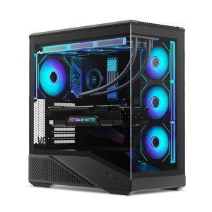 마이크로닉스 COOLMAX V6 ARGB PC케이스 블랙