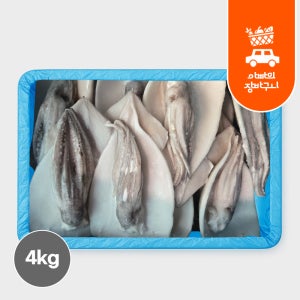 냉동 할복 손질오징어 4kg 선동 활복 내장제거 업소용 오징어