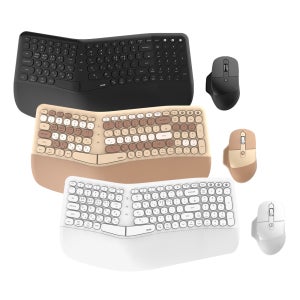 아이노트 손목보호 인체공학 무선키보드 마우스 세트 KM880RB