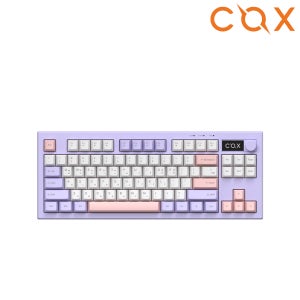 COX CM87KD 유선 조약돌 텐키리스 키보드 라벤더, 멤브레인