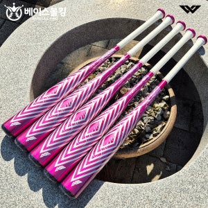 (수축튜브) 2026 와니엘 디아멍 풀알로이 야구 배트 ( 핑크 )