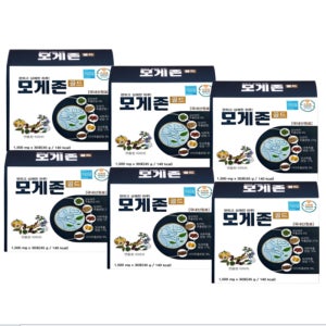 환절기 목건강 도라지 더덕 모과 곰보배추 고농축추출분말 모게존골드 45g, 6개