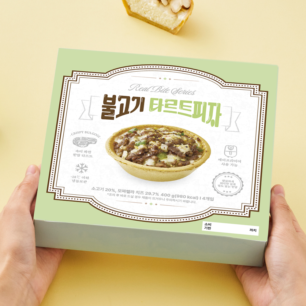 타르트피자 불고기 1인 미니피자 냉동