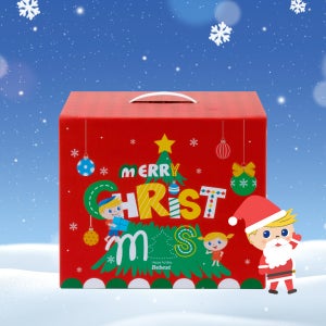 베베스트 18가지 아기 과자 간식 선물세트 조카 돌잔치 아이 간식 크리스마스 ver 레드, 1개