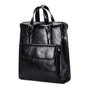 여성 스퀘어 레더백팩 데일리백 직장인가방 텍스처가죽