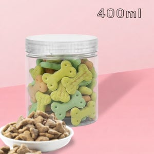 실속올담 스크류캡 소분용기 젓갈 반찬 요거트 냉장고정리통 400ml, 투명캡, 200개