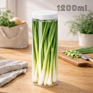 실속올담 스크류캡 소분용기 젓갈 반찬 요거트 냉장고정리통 1.2L, 투명캡, 100개