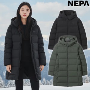 네파 롱패딩 구스다운 경량 미드 여성 방수 헤비다운 자켓