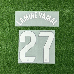 [오피셜] 23-24 바르셀로나 홈 LAMINE YAMAL 라민 야말 27 라리가용 마킹
