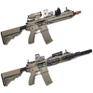 배그좋은총 에어소프트 메탈 샌드 ATM HK416 블로우백 전동건 수정탄 젤리탄 서바이벌