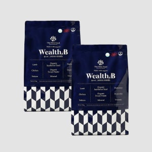 웰스비 그레인프리 가수분해 저알러지 오가닉 전연령 사료 2.4kg 2개