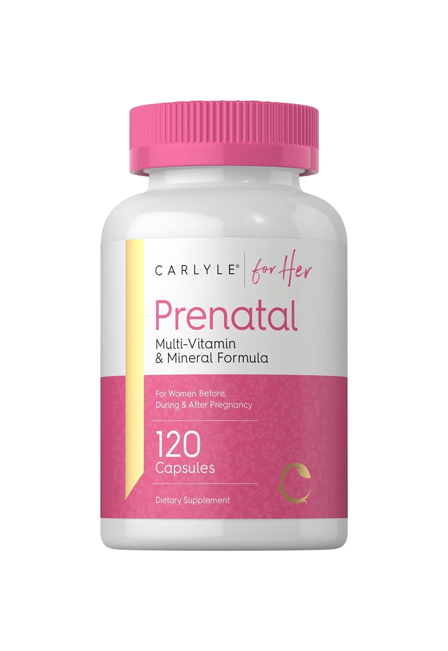 Carlyle <b>프리네이탈 멀티비타민 미네랄</b> 포뮬러 엽산 120캡슐