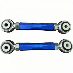 AutoJack Motion AUTOJACK MOTION 2 PCs Adjustable Aluminum Rear Toe Control Arm Straight Rods Set for