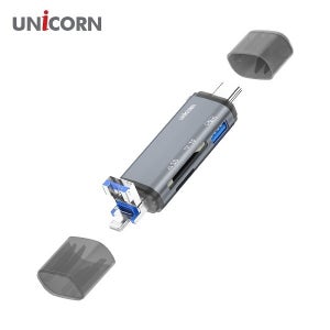 유니콘 XC-3000M USB2.0 A+C타입+IOS+USB3.1 1포트 OTG