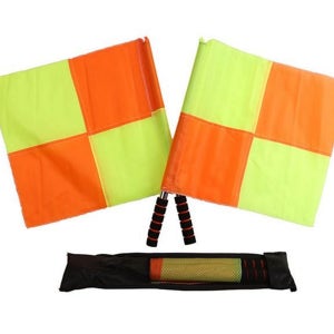 축구용 축구 심판 깃발 부심기 스포츠 심판 깃발 주심기 세트