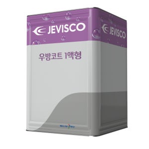옥상 방수 우레탄 페인트 방수액 제비스코 우방코트 1액형 중도 회색, 18kg, 1개