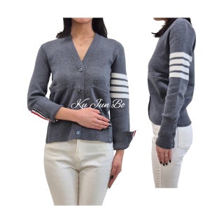 톰브라운 4바 밀라노 여자 명품 가디건 FKC207A 00014