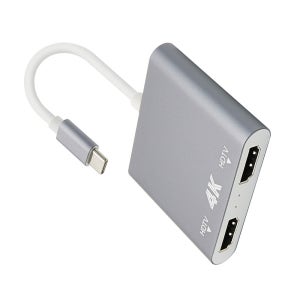 C타입 HDMI젠더 4K 노트북TV연결 듀얼모니터연결잭 확장 USB 컨버터 AFA703