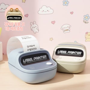 [시즌기획]HPRT 모에모에 블루투스 바코드 라벨프린터 네임스티커 미니라벨기 UNA20