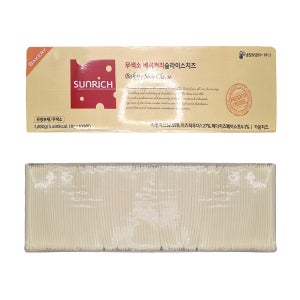 썬리취 무색소 베이커리 슬라이스 체다 치즈 1.8kg (100매) 냉장