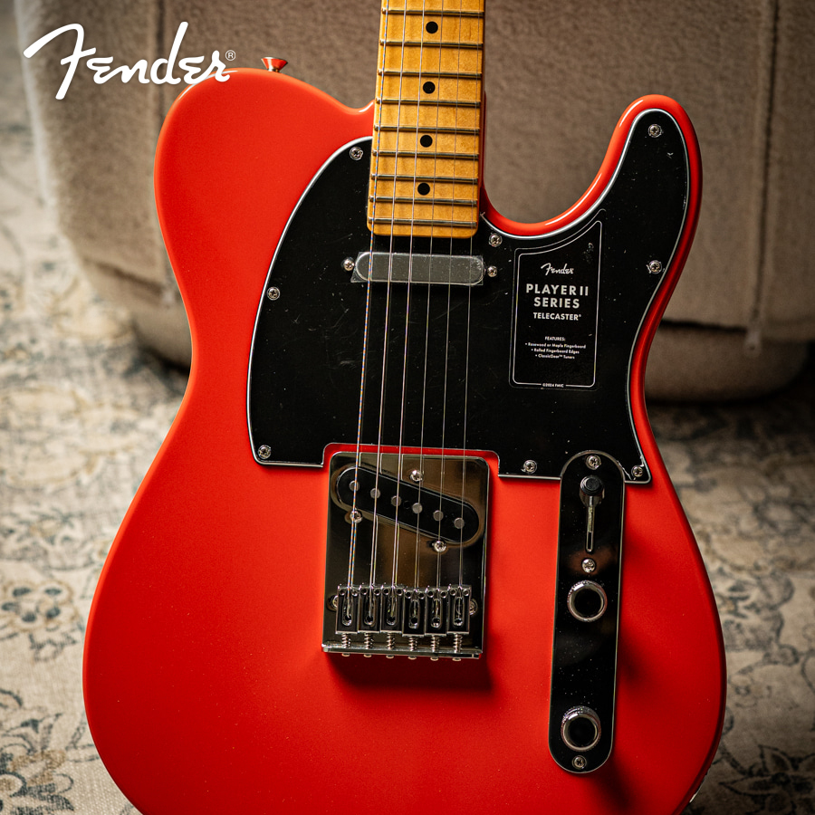 Fender 일렉기타 펜더 맥펜 플레이어 II 텔레캐스터 코랄레드 Player II Telecaster