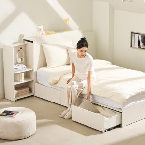 지누스 루미 침대 프레임_트롤리형 (슈퍼싱글)