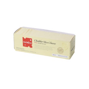 썬리취 무색소 체다 슬라이스 치즈 1.8kg (100매) 냉장