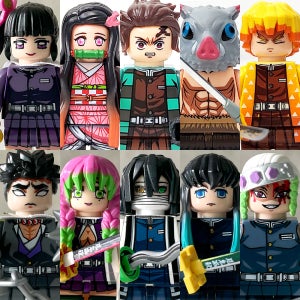 귀멸의칼날 귀살대 연합 27종 세트 귀칼 크리스마스 굿즈 레고호환미니피규어 브릭