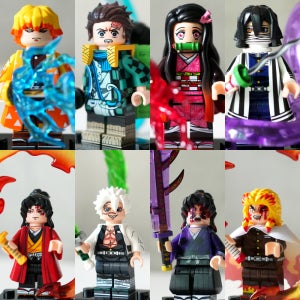 귀멸의칼날 무한성 11종 세트 귀칼 크리스마스 굿즈 레고호환미니피규어 커스텀 브릭