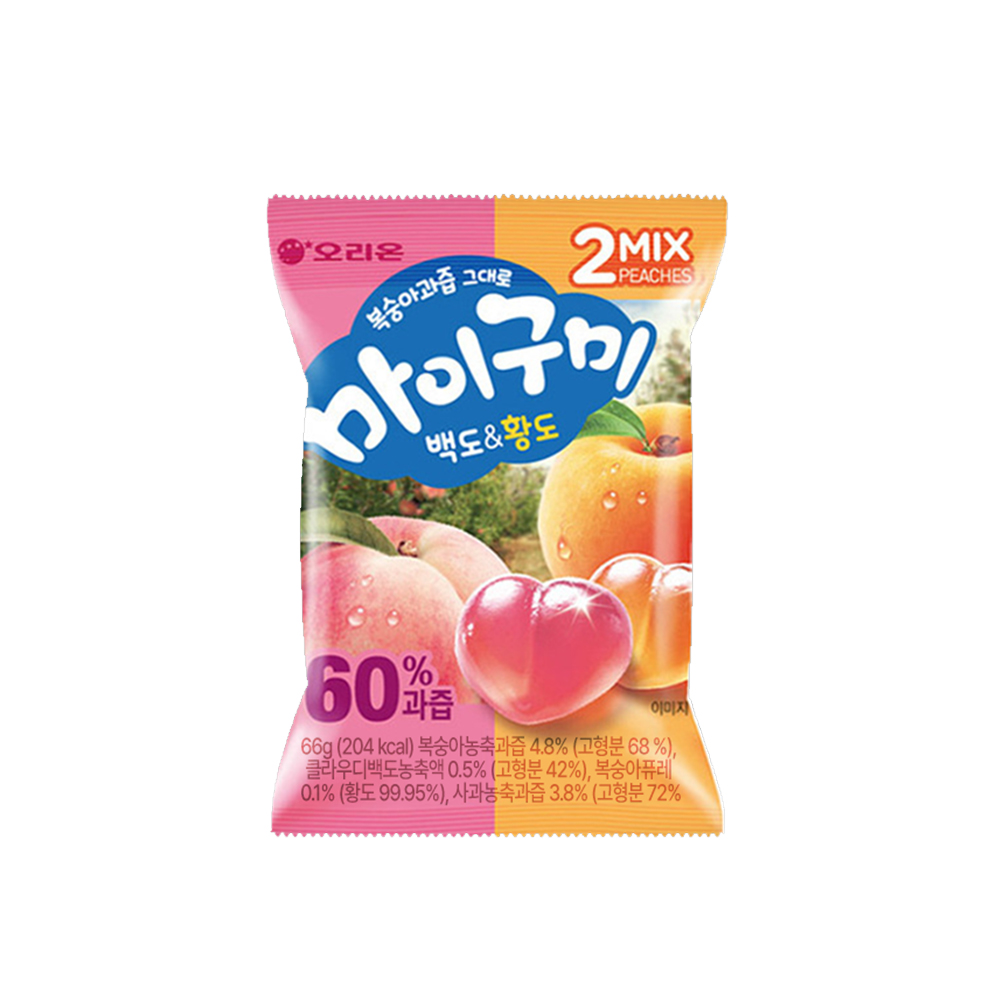 마이구미 백도&황도 제품 이미지