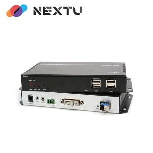 이지넷유비쿼터스 DVI KVM 광리피터 20Km 연장기 NEXT-1029DFC-KVM