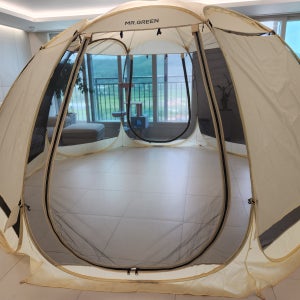 미스터그린 원터치 쉘터 텐트 팝업 감성 캠핑 돔 대형 텐트