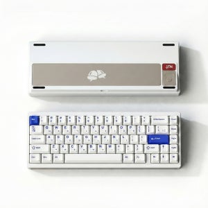 [공식출시] Nut 65 볼캐치 풀 알루미늄 VIA 기계식 키보드 유무선 화이트, 한글키캡
