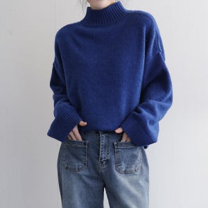 [설+선물기획전] 데이니 베이직템 심플 반목 폴라 겨울 울 니트