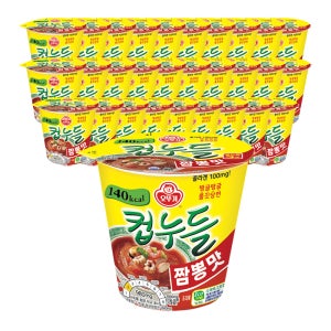오뚜기 컵누들 짬뽕맛 컵 38.2g, 30개