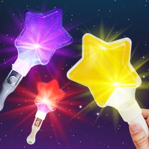 불빛 콘서트 별응원봉 스타 별모양 LED 이벤트봉 야광봉 행사 공연 콘서트