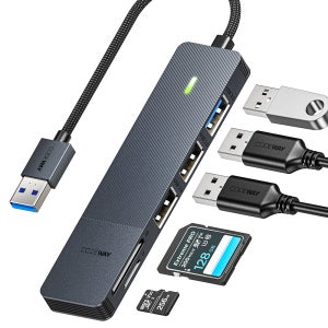 코드웨이 USB 3.0 A타입 멀티허브 5IN1 노트북 USB허브