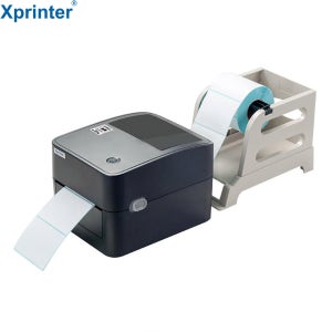 2025형 엑스프린터 라벨프린터기 XP-D4601B 자동커팅+용지거치대 바코드 스티커프린터